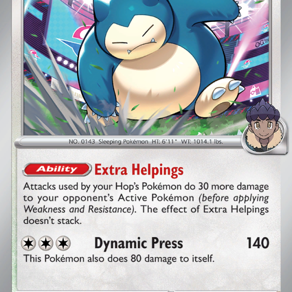 Hop's Snorlax - ES