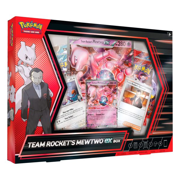 TEAM ROCKET MEWTWO EX BOX - Ingles - *Preventa*