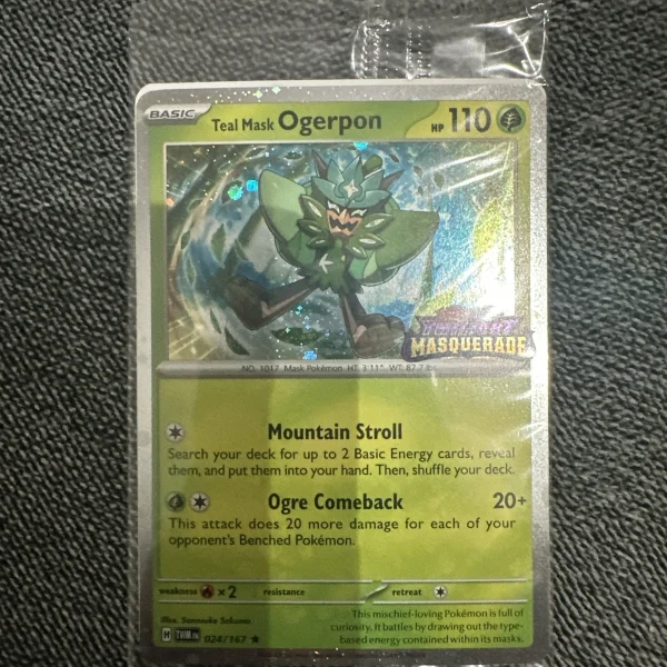 Teal Mask Ogerpon - Promo Sellada - ES