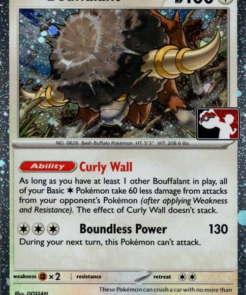 Bouffalant - Prize Cosmo - ES